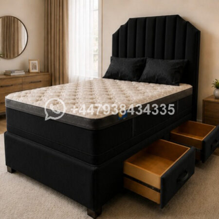 Luxury King Size Divan Bed with or without Mattress
