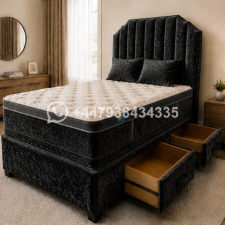 Divan Bed with Drawer Storage – Double Divan Bed Base for Spacious Rooms