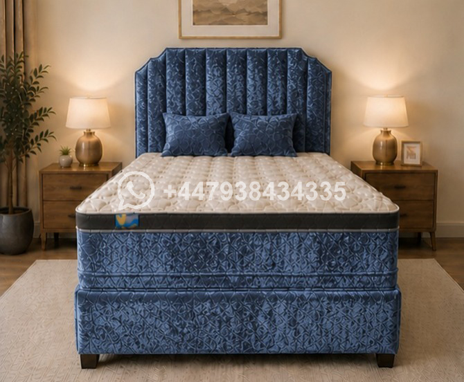 Double Divan Bed with Quality Upholstery โ Double Divan Bed - Image 2