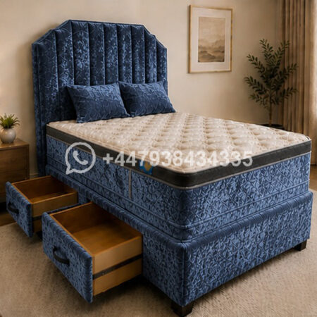 Double Divan Bed with Quality Upholstery – Double Divan Bed