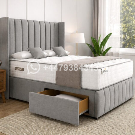 Super King Size Divan Bed with Storage Drawers