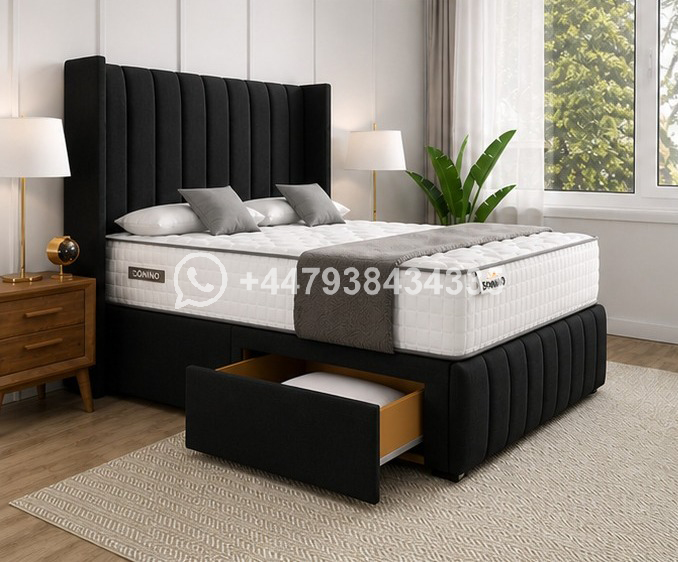 Double Divan Bed with Clean Finish Design โ Double Bed