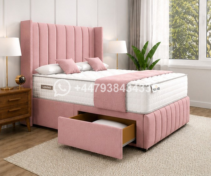 Super King Size Divan Bed with Classic FinishSuper King Size Divan Bed with Classic FinishSuper King Size Divan Bed with Classic Finish