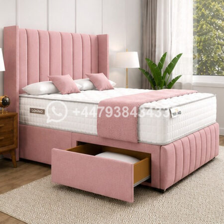 Double Divan Bed with Multi Drawer Storage – Double Bed