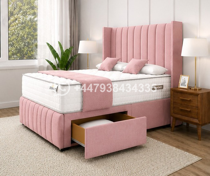 Super King Size Divan Bed with Classic FinishSuper King Size Divan Bed with Classic FinishSuper King Size Divan Bed with Classic Finish - Image 3