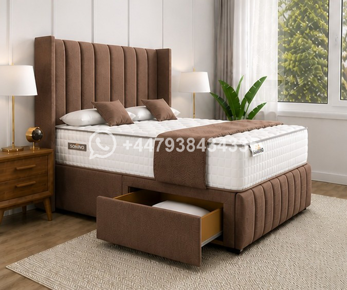 Storage Double Divan Bed Base โ Double Divan Bed