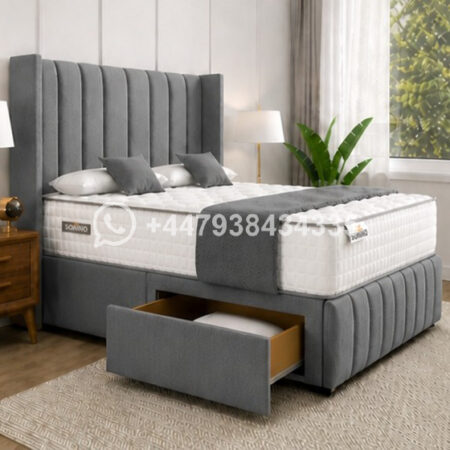Double Divan Bed Frame with Drawer Options
