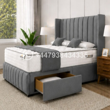 King Size Divan Bed with Strong Wooden Base – King Size Divan Bed