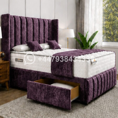 Super King Size Divan Bed with Quality Upholstery – Super King Size
