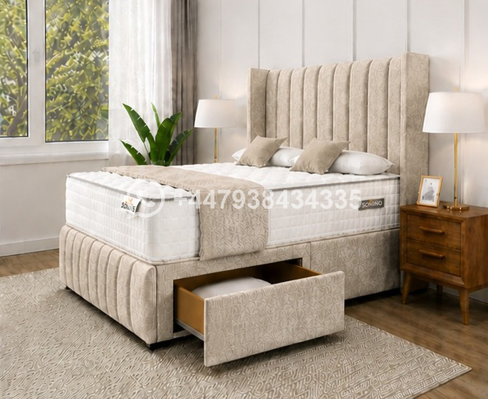 Ottoman King Size Bed Frame β Elegant & Practical (CopySuper King Size Divan Bed Base with Durable Finish - Image 3