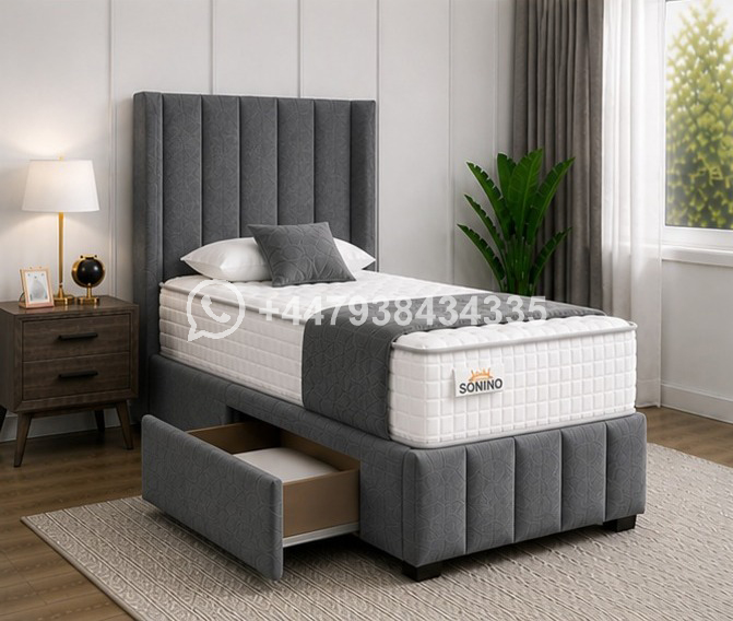 Single Divan Bed with Versatile Storage Options โ Divan Bed
