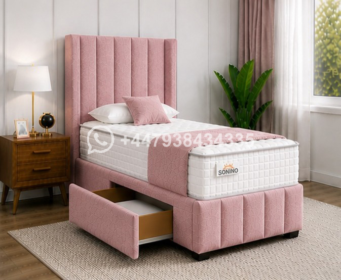 Single Divan Bed with Modern Storage Solution - Image 3