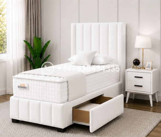 Single Divan Bed with Comfortable Support