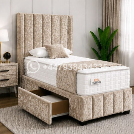 Single Divan Bed with Stylish Storage – Divan Bed with Functional Design