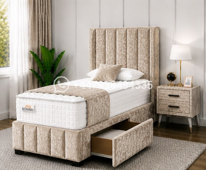 Single Divan Bed with Stylish Storage โ Divan Bed with Functional Design - Image 3