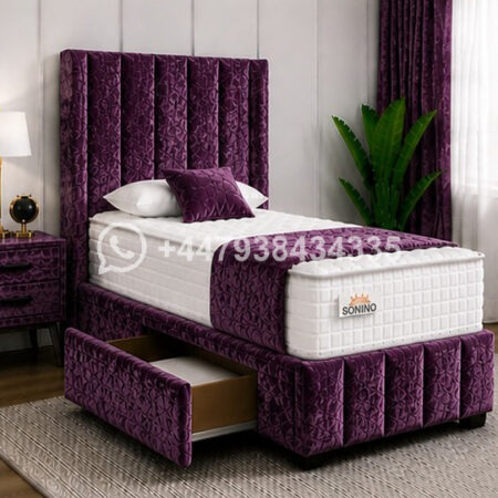 Single Divan Bed with Practical Storage Space