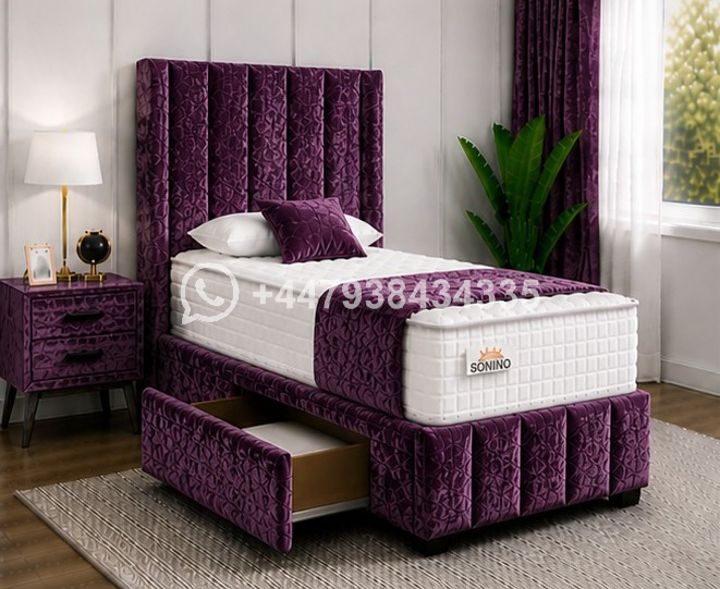 Single Divan Bed with Practical Storage Space