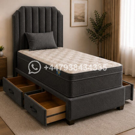 Stylish Single Divan Bed with Storage – Single Divan Bed BaseStylish Single Divan Bed with Storage – Single Divan Bed Base