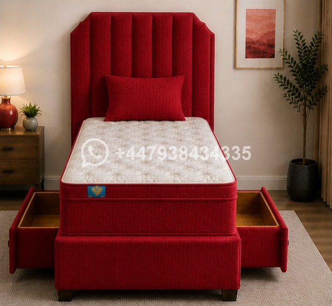 Single Divan Bed Base with Smart Storage - Image 2