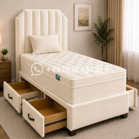 Single Divan Bed with Flexible Storage Options