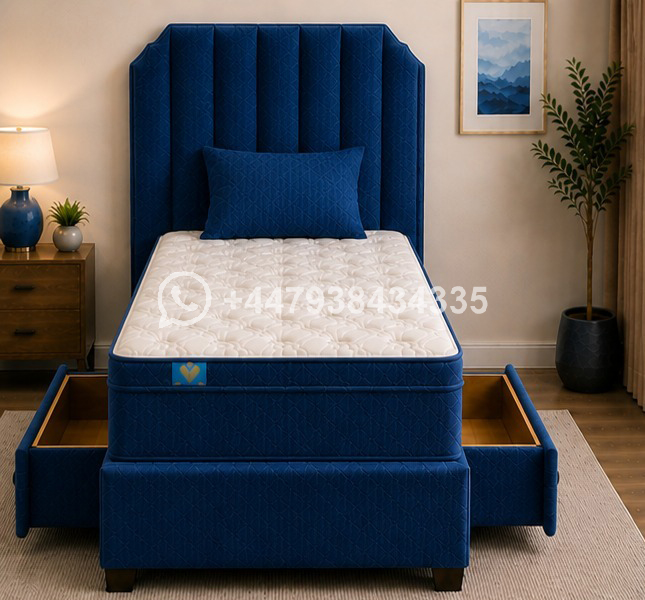 Storage King Size Divan Bed โ Space Saving & Practical Design - Image 2