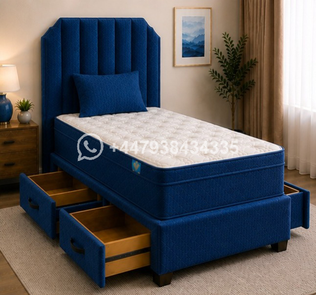 Storage King Size Divan Bed โ Space Saving & Practical Design