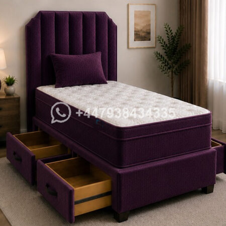 Single Divan Bed with Premium Finish – Divan Bed