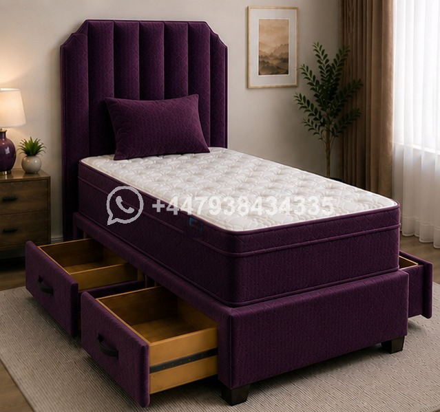 Single Divan Bed with Premium Finish โ Divan Bed
