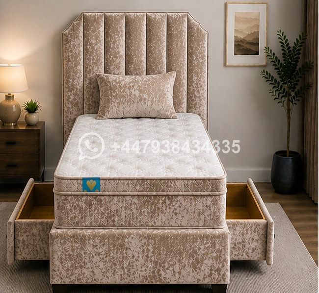Single Divan Bed with Premium Comfort โ Single Bed - Image 2