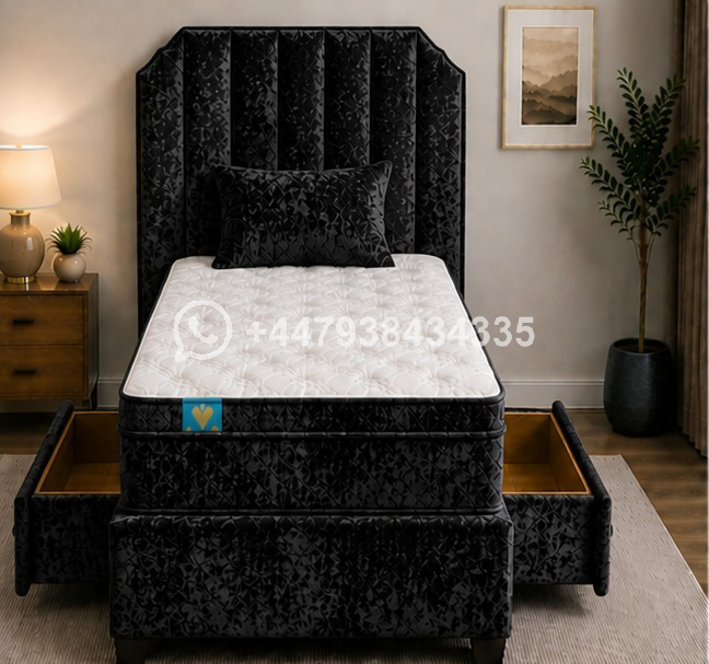Single Divan Bed with Comfortable Support - Image 2