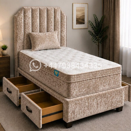 Single Divan Bed with Premium Comfort – Single Bed