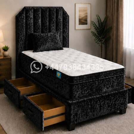 Single Divan Bed with Comfortable Support