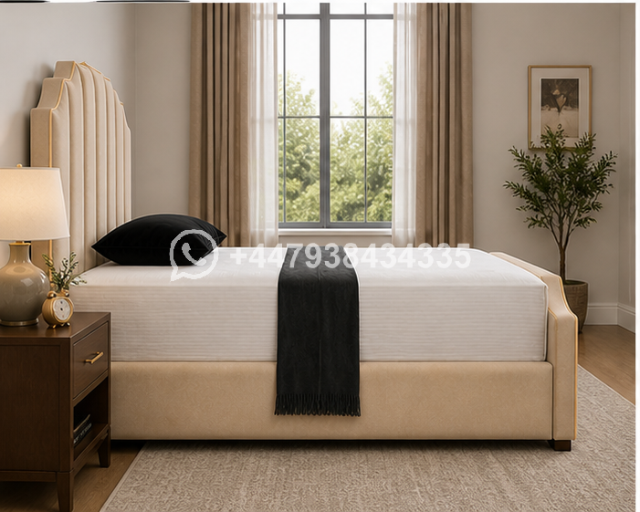 Arizona Super King size Bed – Soft Cushioned Upholstered Bed