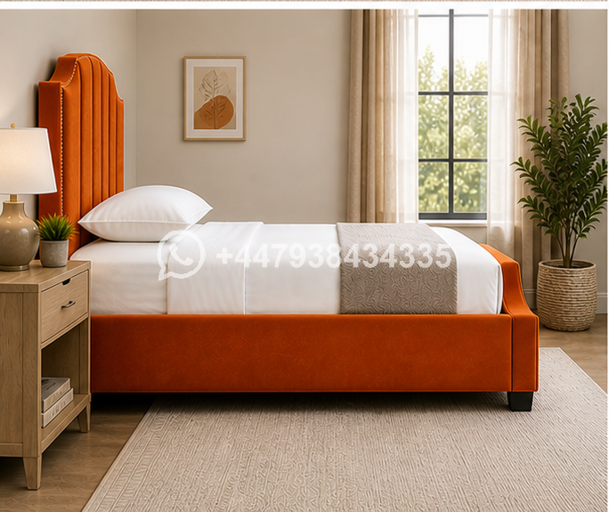Arizona Single Bed – Modern Upholstered Bedroom Bed – Premium Quality
