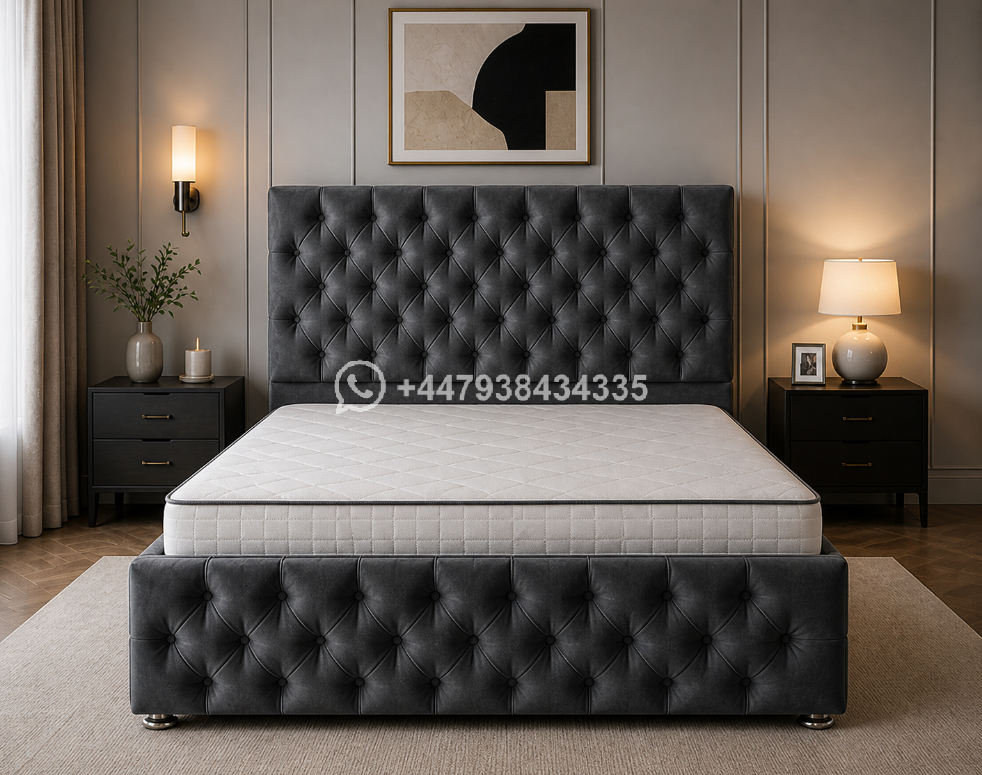 Elegant King Size Divan Bed Frame โ Strong & Stylish Design - Image 2