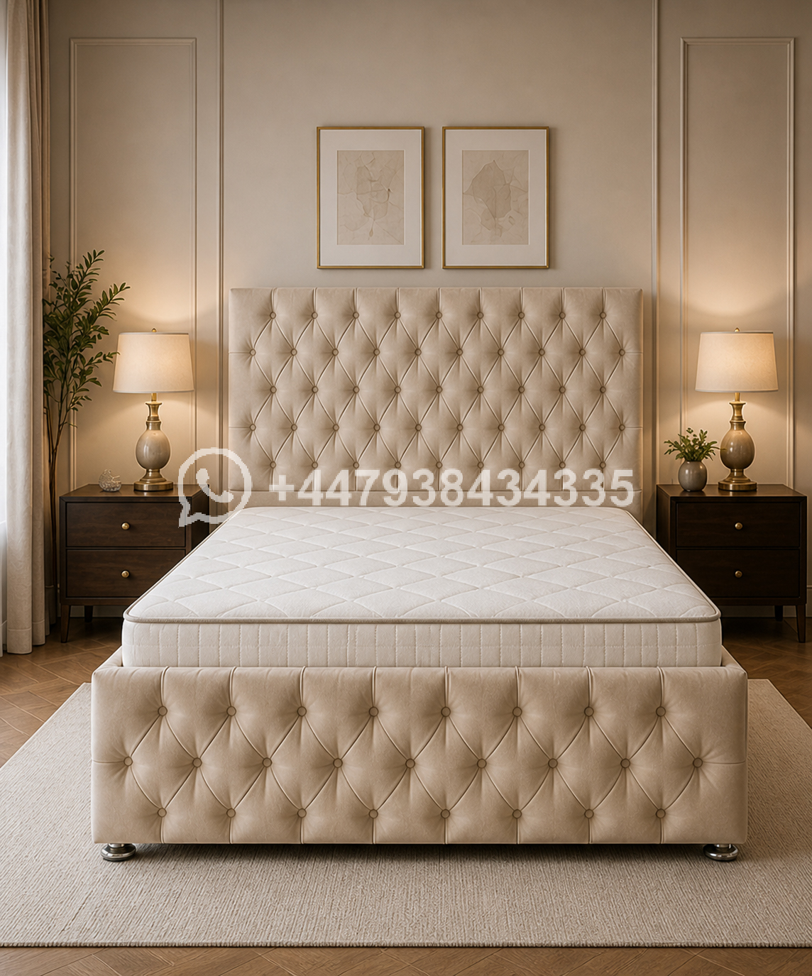 Stylish King Size Divan Bed Frame โ Comfortable & Modern Style - Image 2