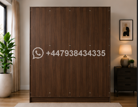 Luxury 4 Door Wardrobe with Spacious Drawers – Wardrobe with Drawers - Image 3