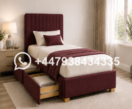 Bedroom Single Divan Bed Frame – Modern Single Bed