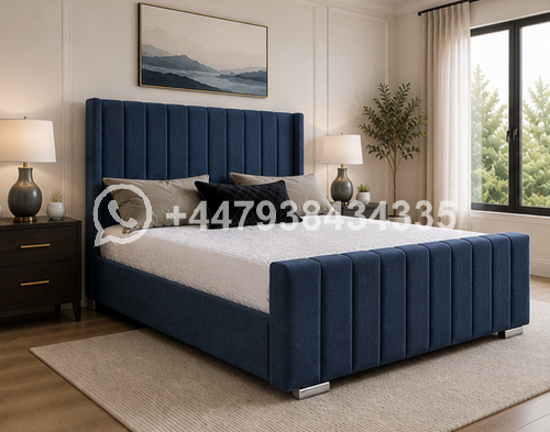 Panel Double Bed – Premium Modern Bedroom Furniture - Image 3