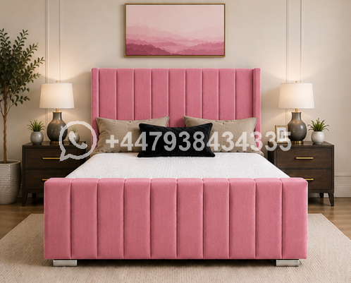 Panel King Size Bed – Modern Bedroom Design - Image 2