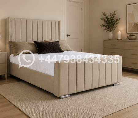 Panel Super King Size Bed – Modern Luxury Bed Frame – Panel Bed