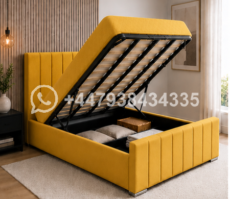 Double Ottoman Bed – Modern & Practical Storage Solution
