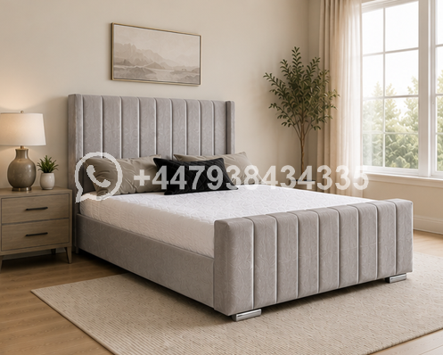 Luxury King Beds – Panel King Size Bed – Modern Elegant Bedroom Furniture - Image 3