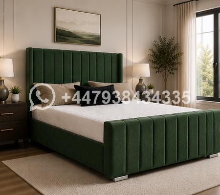 Panel Double Bed – Soft Cushion Comfort Bedroom Bed