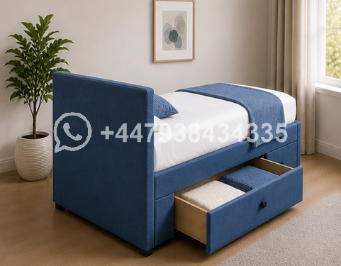 Space-Saving Divan Single Bed with Drawers - Image 5