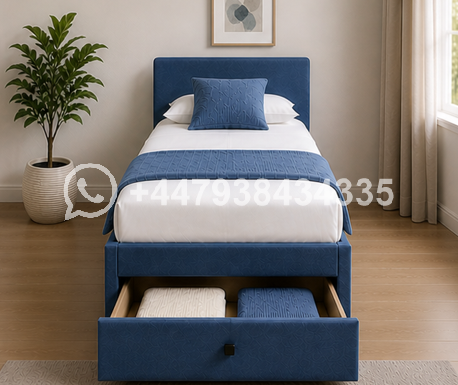 Space-Saving Divan Single Bed with Drawers - Image 2