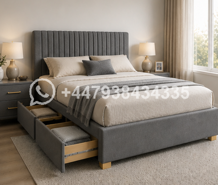Modern Super King Size Divan Bed – Bed with Drawers