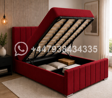 King Size Ottoman Bed – Modern Storage Solution