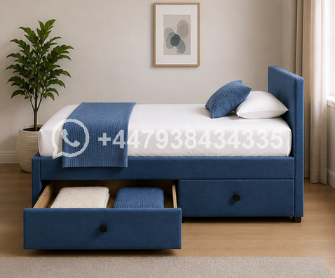 Space-Saving Divan Single Bed with Drawers - Image 3