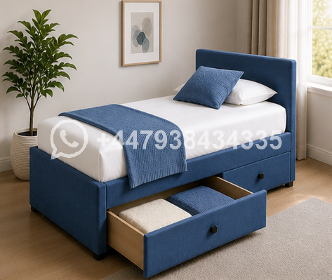 Space-Saving Divan Single Bed with Drawers - Image 4